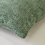 Housse de coussin unie tissage chenille - blancheporte