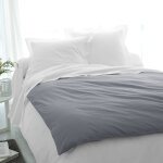 Housse d'�dredon coton - blancheporte