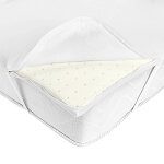 Housse extensible et lastique pour surmatelas - blancheporte