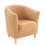 Housse extensible motif jacquard  chevrons  spciale fauteuil cabriolet - blancheporte