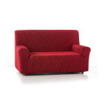 Housse extensible motif jacquard  serpentins  pour fauteuil et canap - blancheporte