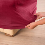 Housse extensible unie canap fauteuil accoudoirs - blancheporte