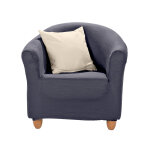 Housse extensible unie spéciale fauteuil cabriolet - blancheporte Housse extensible unie spéciale fauteuil cabriolet - blancheporte