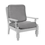Housse extensible unie sp�ciale fauteuil rustique - blancheporte