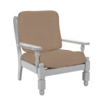 Housse extensible unie sp�ciale fauteuil rustique - blancheporte