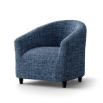 Housse microfibre bi - extensible effet faux uni spciale fauteuil cabriolet - blancheporte