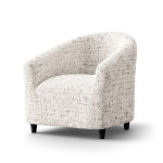 Housse microfibre bi - extensible effet faux uni sp�ciale fauteuil cabriolet - blancheporte