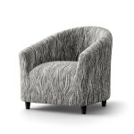 Housse microfibre bi - extensible imprim� vague sp�ciale fauteuil cabriolet - blancheporte