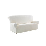 Housse texture bi - extensible spciale canap fauteuil  accoudoirs - blancheporte