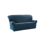 Housse texture bi - extensible spciale canap fauteuil  accoudoirs - blancheporte