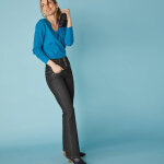 Jean bootcut taille haute - grande stature - blancheporte