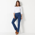 Jean bootcut ultra confort, grande stature - blancheporte