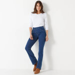 Jean bootcut ultra confort, petite stature - blancheporte Jean bootcut ultra confort, petite stature - blancheporte