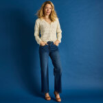 Jean coupe large stretch, grande stature - blancheporte