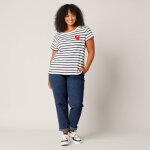 Jean coupe mom taille haute, stretch - blancheporte