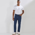 Jean droit ceinture �lastiqu�e invisible - l30 - blancheporte