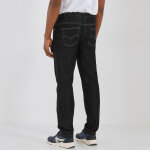 Jean droit ceinture �lastiqu�e c�t�s - l32 - blancheporte