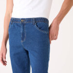 Jean droit ceinture �lastiqu�e - l32 - blancheporte