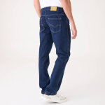 Jean droit ceinture �lastiqu�e c�t�s - l32 - blancheporte