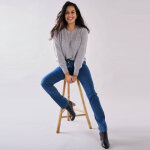 Jean droit taille haute - grande stature - blancheporte