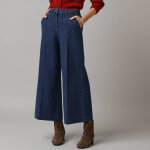 Jean effet jupe culotte - lora zellini Jean effet jupe culotte - lora zellini
