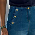 Jean flare, taille haute - blancheporte Jean flare, taille haute - blancheporte