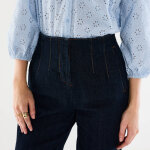 Jean gainant, coupe droite taille haute - blancheporte Jean gainant, coupe droite taille haute - blancheporte