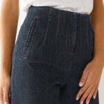 Jean gainant, coupe  mom  taille haute - blancheporte