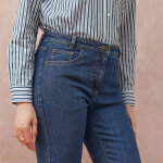 Jean slim taille haute, coupe raccourcie - blancheporte Jean slim taille haute, coupe raccourcie - blancheporte
