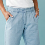 Jean sp�cial petites, coupe large - blancheporte