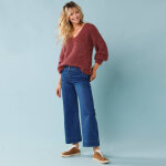 Jean taille haute spcial petites entrej. 60 cm, coupe large 7 / 8me - blancheporte