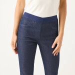Jegging denim taille lastique - grande stature - blancheporte