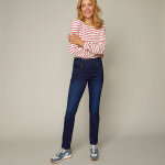 Jegging fusel ultra stretch, maille effet jean - blancheporte
