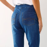 Jegging fuselé ultra stretch, maille effet jean - blancheporte Jegging fuselé ultra stretch, maille effet jean - blancheporte
