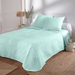 Jet de lit uni style boutis mlissa - blancheporte