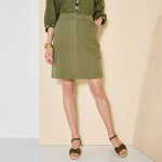 Jupe cargo, twill stretch - blancheporte