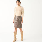 Jupe courte enduite - blancheporte