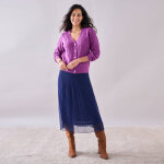 Jupe voile pliss, grande stature - blancheporte