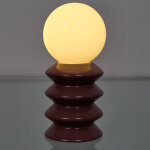 Lampe � poser led � piles, en c�ramique - blancheporte