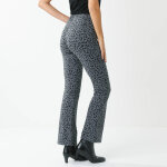 Legging bootcut taille lastique, imprim peau de bte - blancheporte