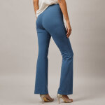 Legging bootcut uni, taille �lastiqu�e - blancheporte