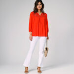 Legging bootcut uni, taille �lastiqu�e - lora zellini