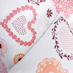 Linge de lit candice en coton imprimé c?urs - blancheporte Linge de lit candice en coton imprimé c?urs - blancheporte