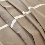 Linge de lit c�sar en coton imprim� carreaux - blancheporte