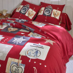 Linge de lit chalet coton - blancheporte
