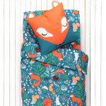 Linge de lit enfant imprim champy en coton biologique( * * ) - drap - housse 1 personneonne : 90x190cm ...