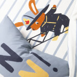 Linge de lit enfant  motifs pompiers en coton - colombine des petits