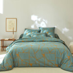 Linge de lit geoffroy en coton À motifs graphiques - blancheporte Linge de lit geoffroy en coton À motifs graphiques - blancheporte