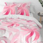 Linge de lit imprim� rosa - coton - blancheporte