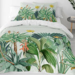 Linge de lit imprim� tropique - coton - blancheporte